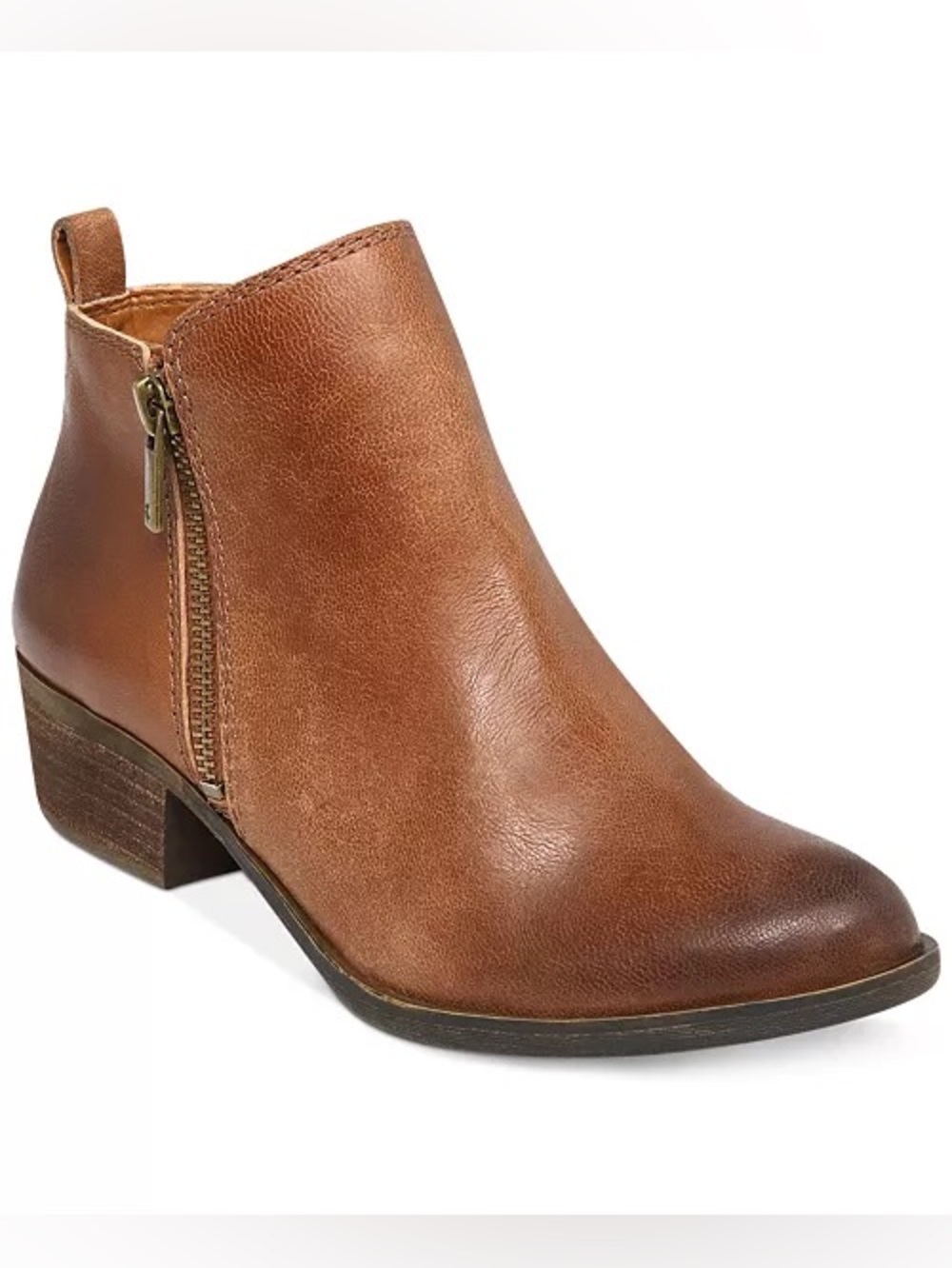 ♥️♥️ Lucky Brand Women's Basel Ankle Booties - Toffee Barillos 12M